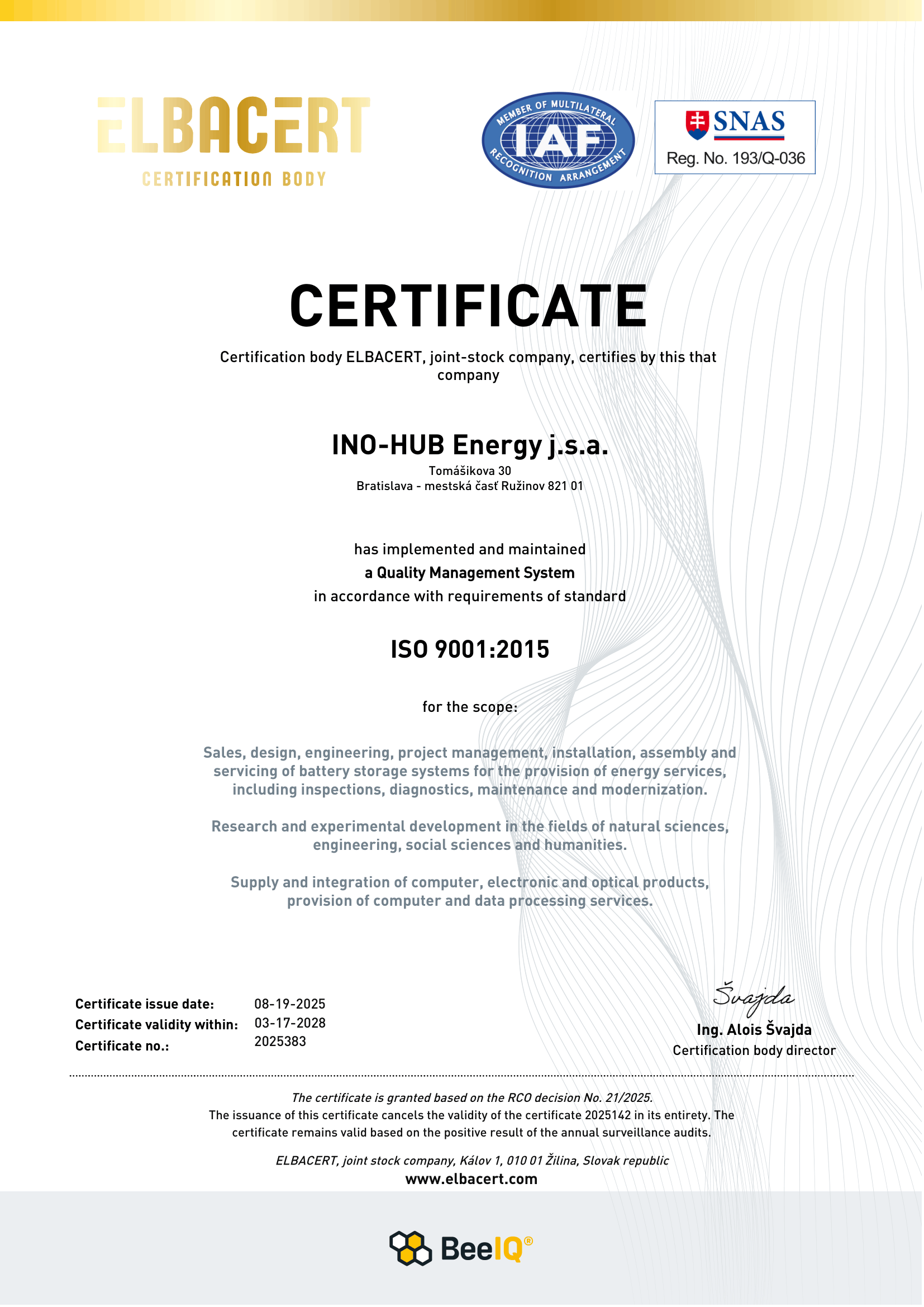 ISO 9001:2015